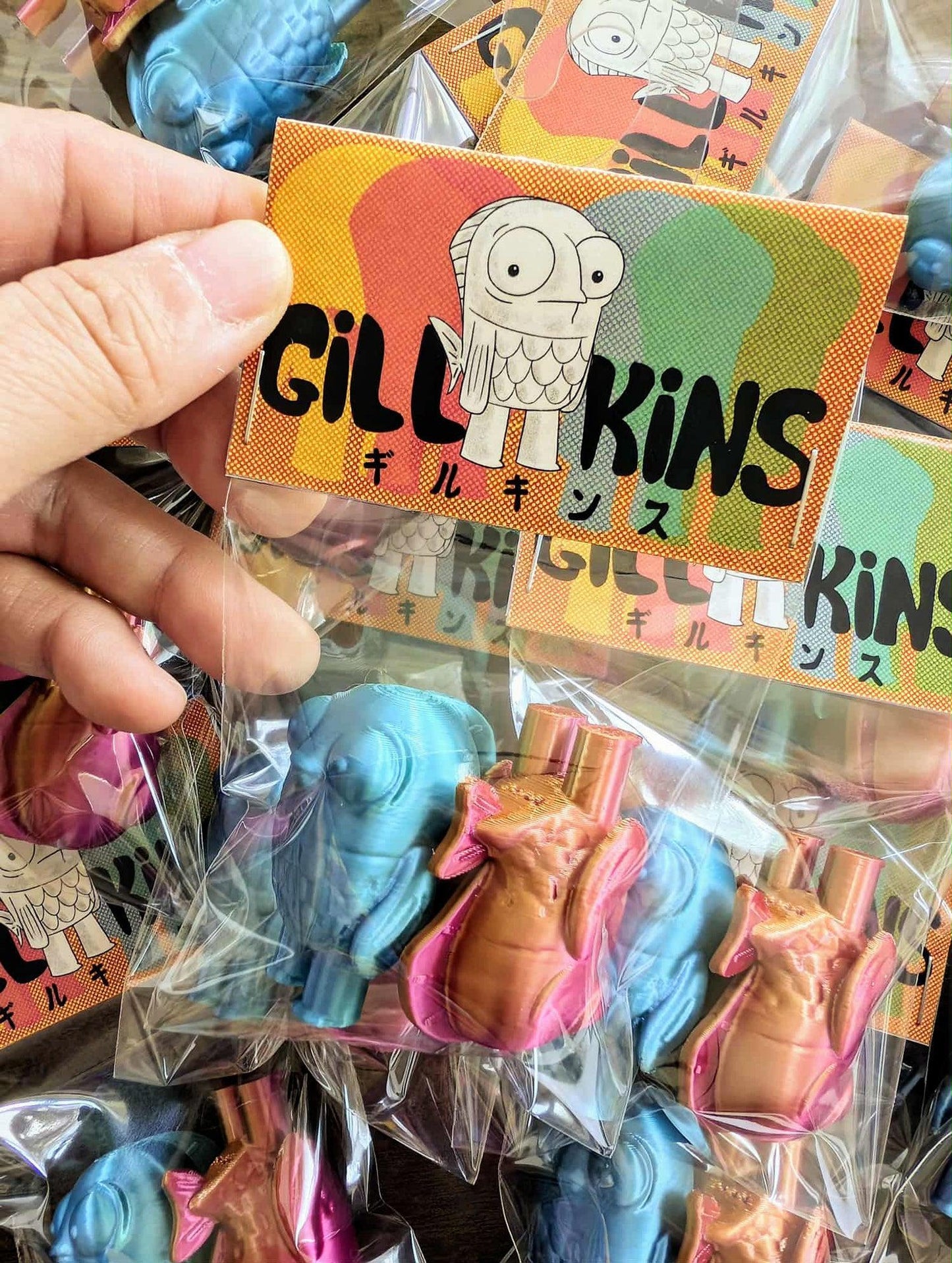 The Gillkins Twin Pack 3D Figures - Furry Feline Creatives