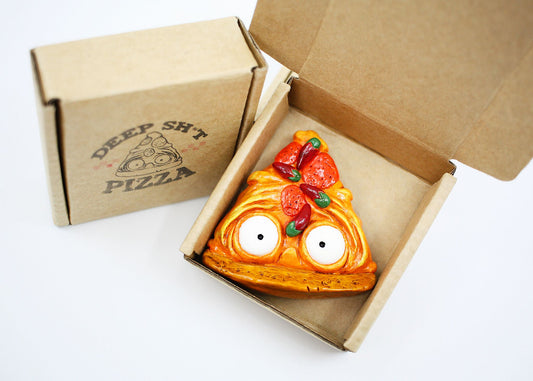 Spicy Deep Shit Pizza Resin Figure (SDCC EXCLUSIVE) - Furry Feline Creatives
