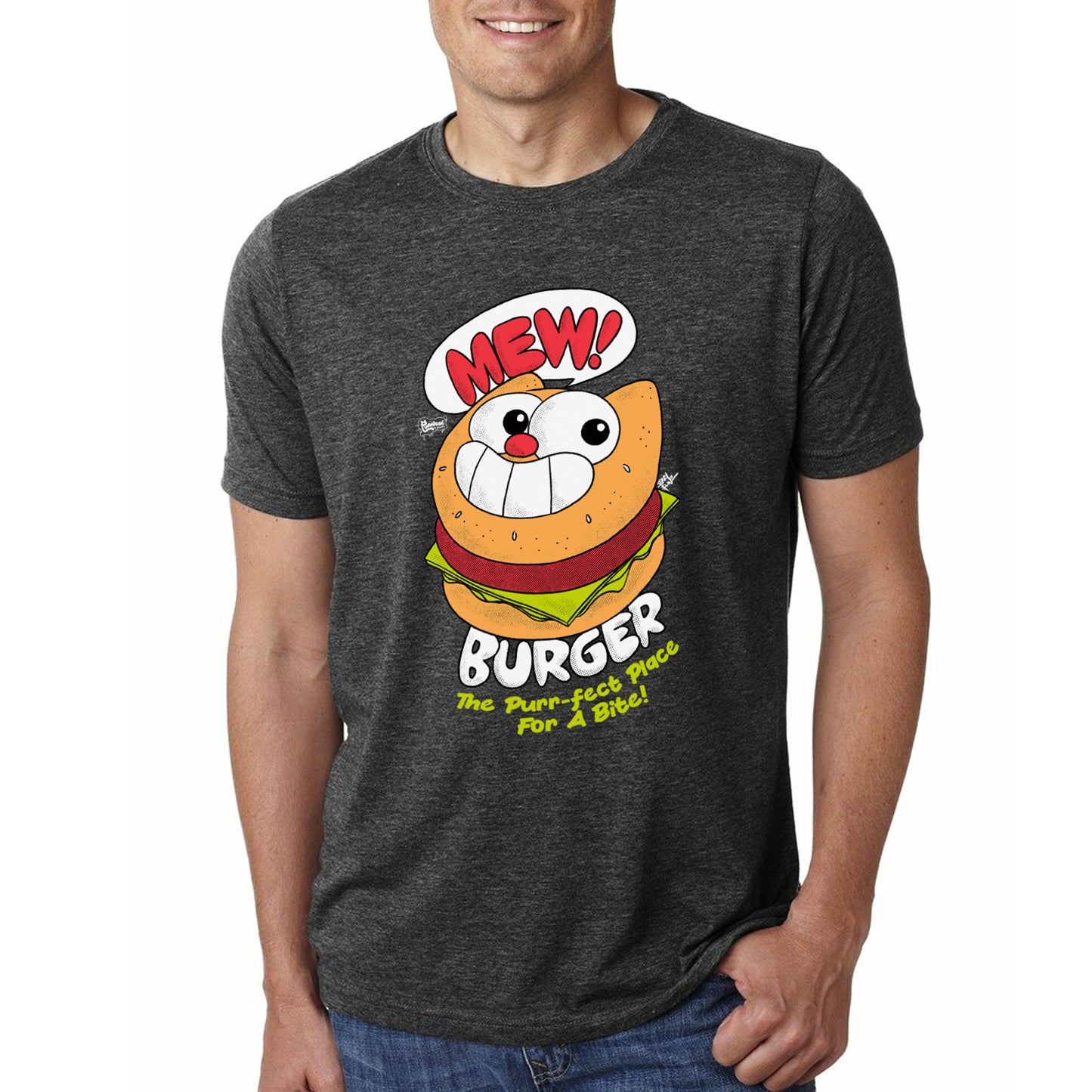 Mewburger Unisex Tee - Furry Feline Creatives