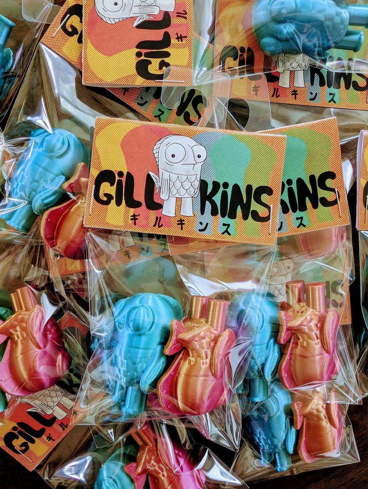 The Gillkins Twin Pack 3D Figures - Furry Feline Creatives