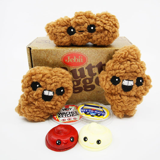 Jebii Butt Nuggets Handmade Plushies (SDCC EXCLUSIVE) - Furry Feline Creatives