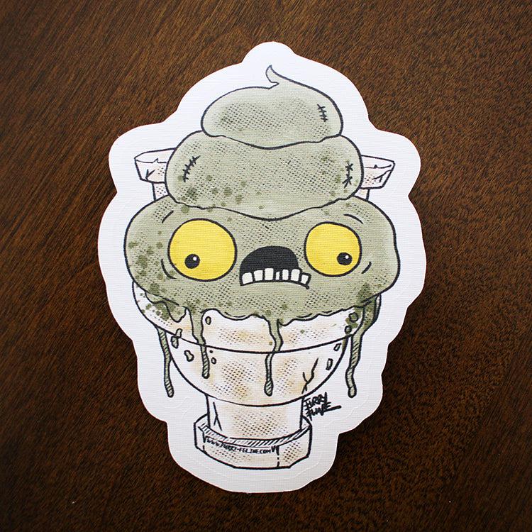 Die-arrhea Outbreak Reusable Sticker - Furry Feline Creatives