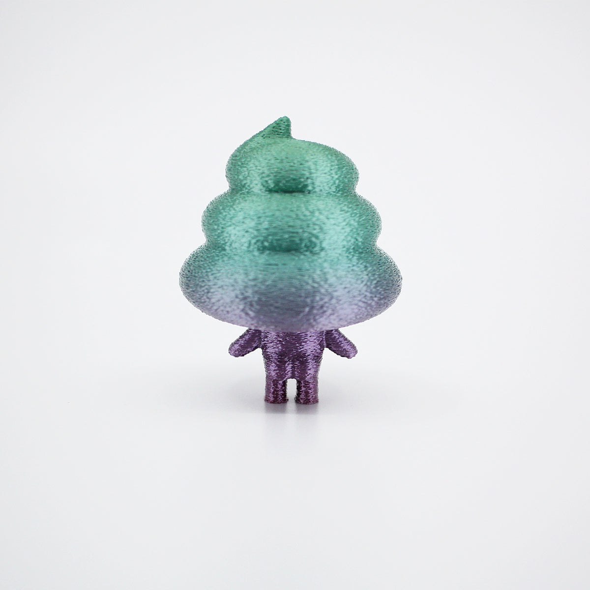 Jebii-kun Fuzzy Metallic 3D Poop Figure - Furry Feline Creatives