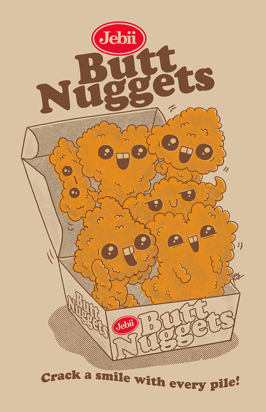 Jebii Butt Nuggets Unisex Premium Tee - Furry Feline Creatives