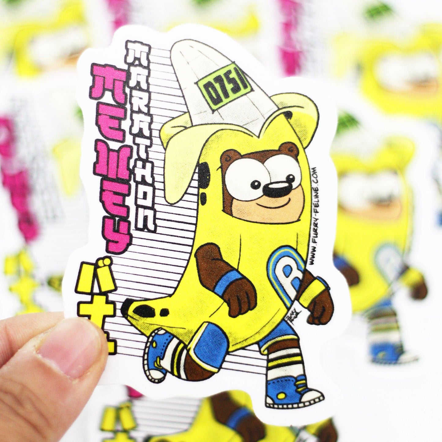 Otternana Vinyl Sticker - Furry Feline Creatives