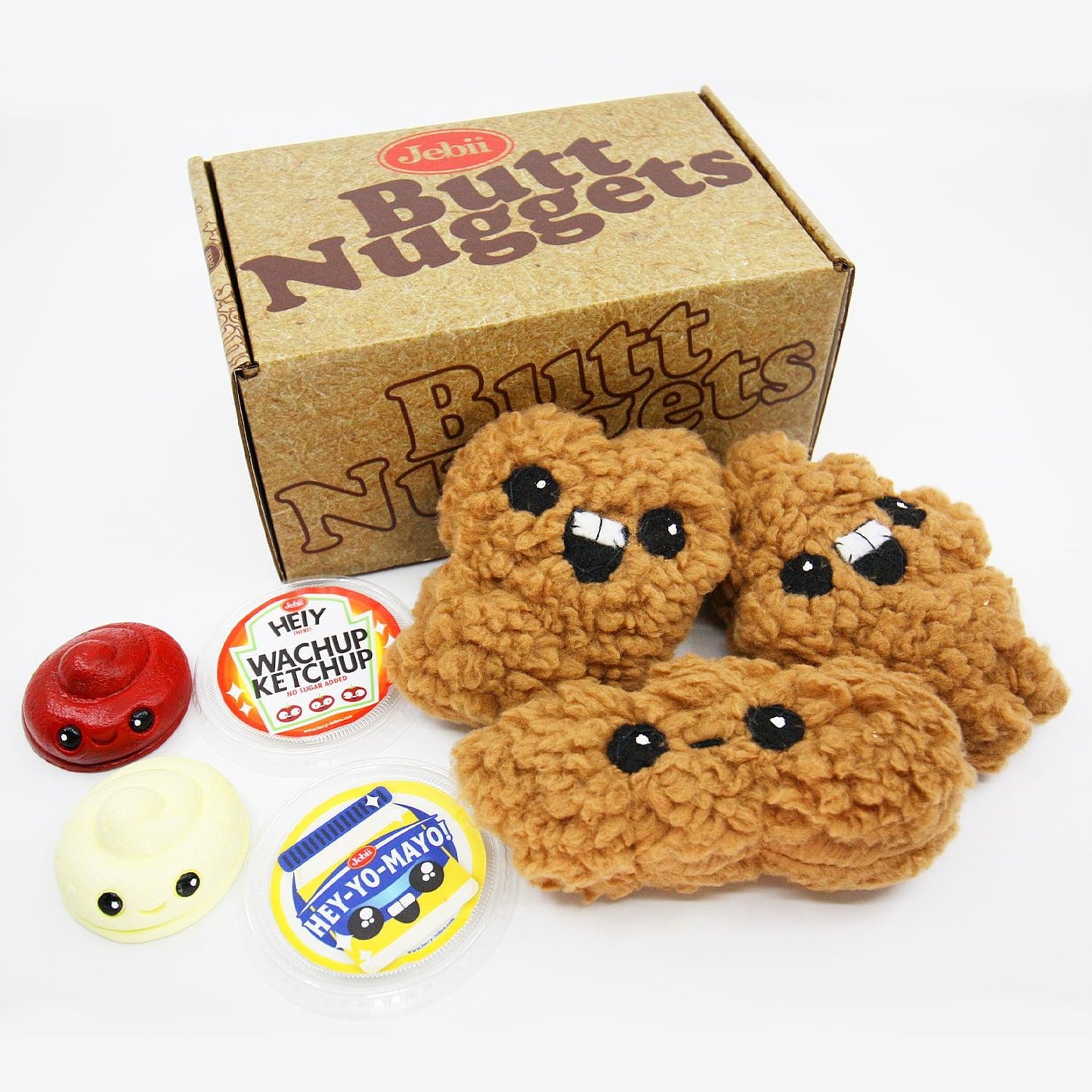 Jebii Butt Nuggets Handmade Plushies (SDCC EXCLUSIVE) - Furry Feline Creatives