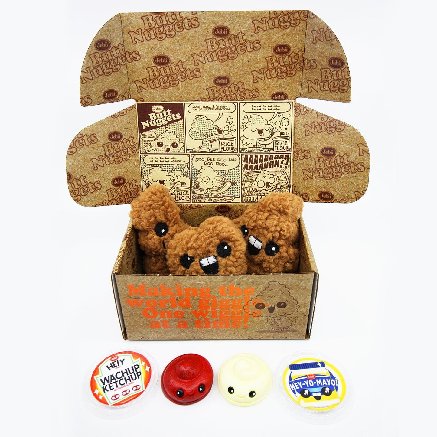Jebii Butt Nuggets Handmade Plushies (SDCC EXCLUSIVE) - Furry Feline Creatives