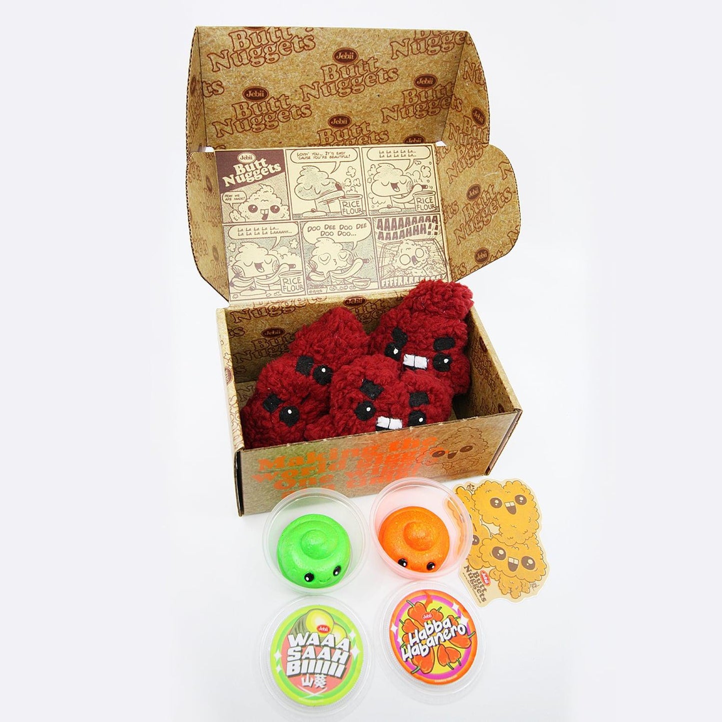 Jebii Butt Nuggets Handmade Plushies (SDCC EXCLUSIVE) - Furry Feline Creatives