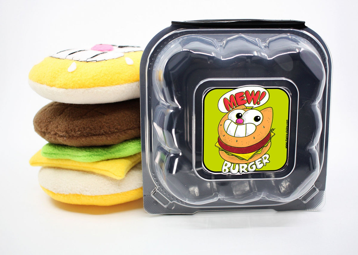 Handmade Artisan Mewburger Plush (SDCC Exclusive) - Furry Feline Creatives