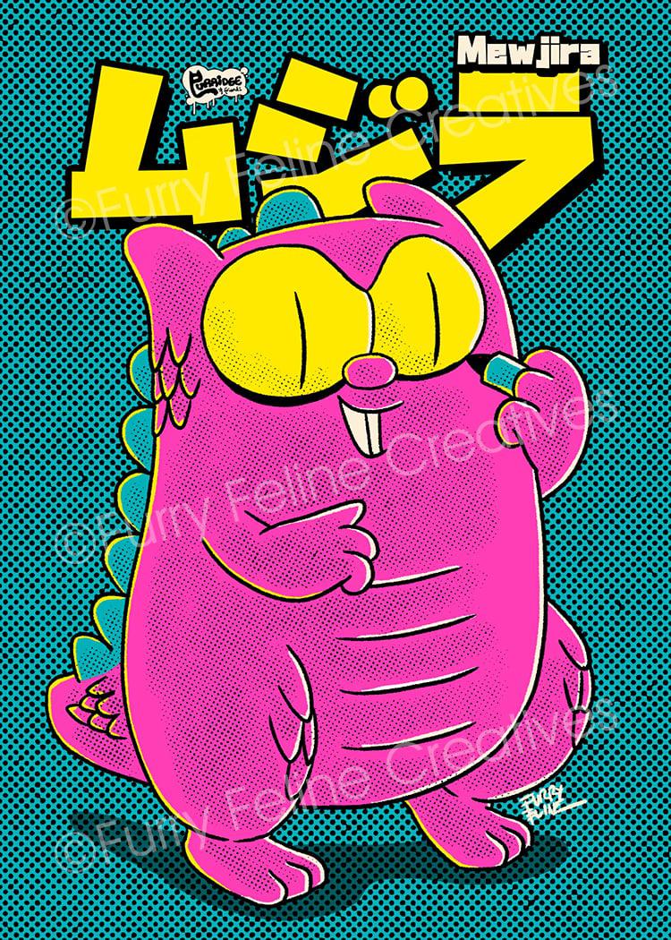 5 x 7 Mewjira Premium Art Print Collection - Furry Feline Creatives