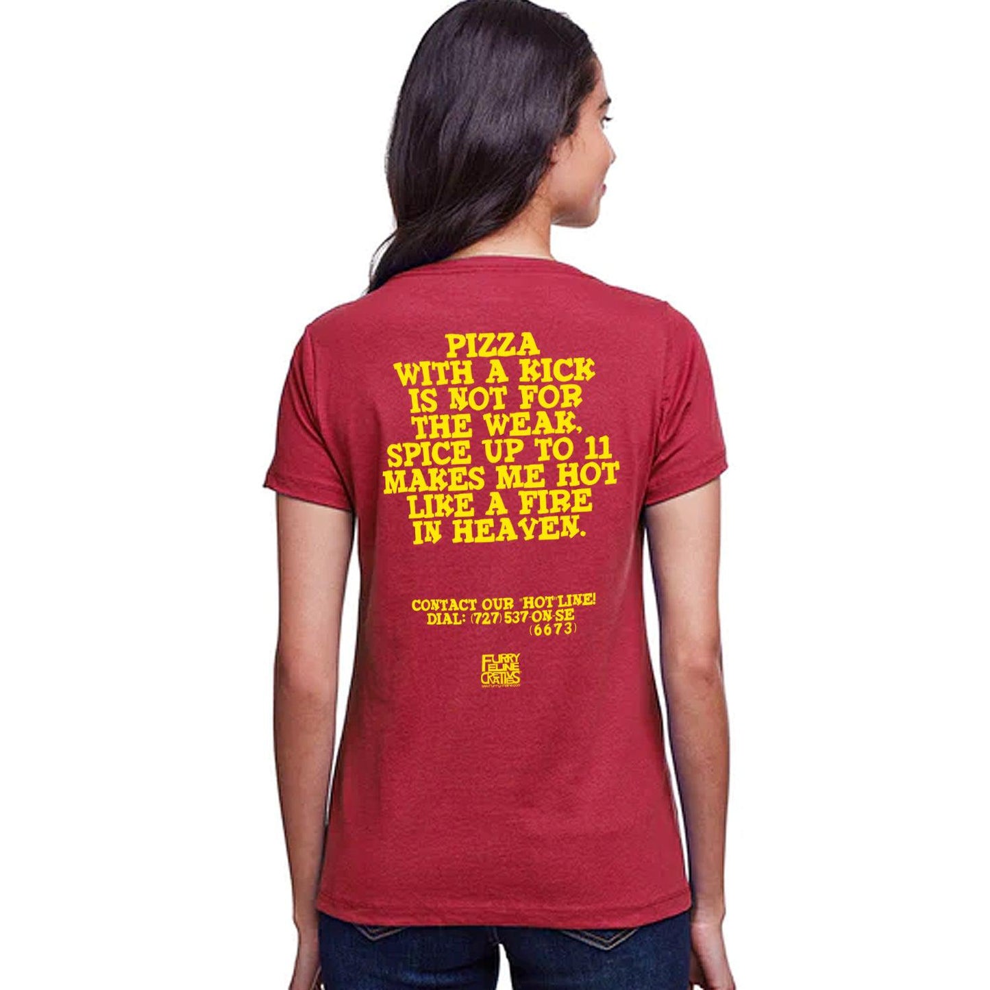 Spicy Deep Shit Pizza Premium Unisex Tee - Furry Feline Creatives