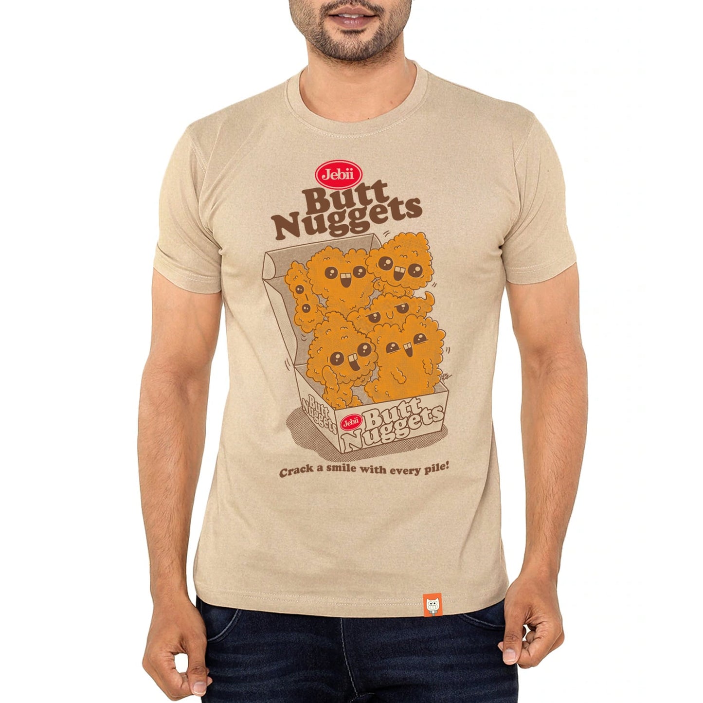 Jebii Butt Nuggets Unisex Premium Tee - Furry Feline Creatives
