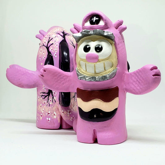 Kawaii Kaiju Purridge 4" Resin Figure - Furry Feline Creatives