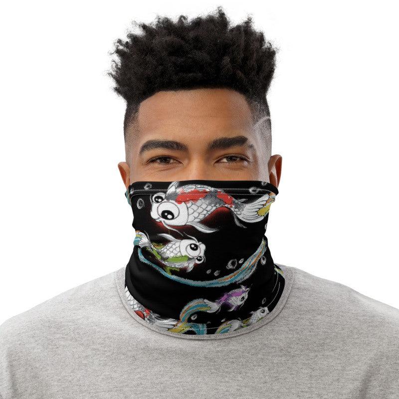 Koi Face Mask / Neck Gaiter - Purridge & Friends - Furry Feline Creatives