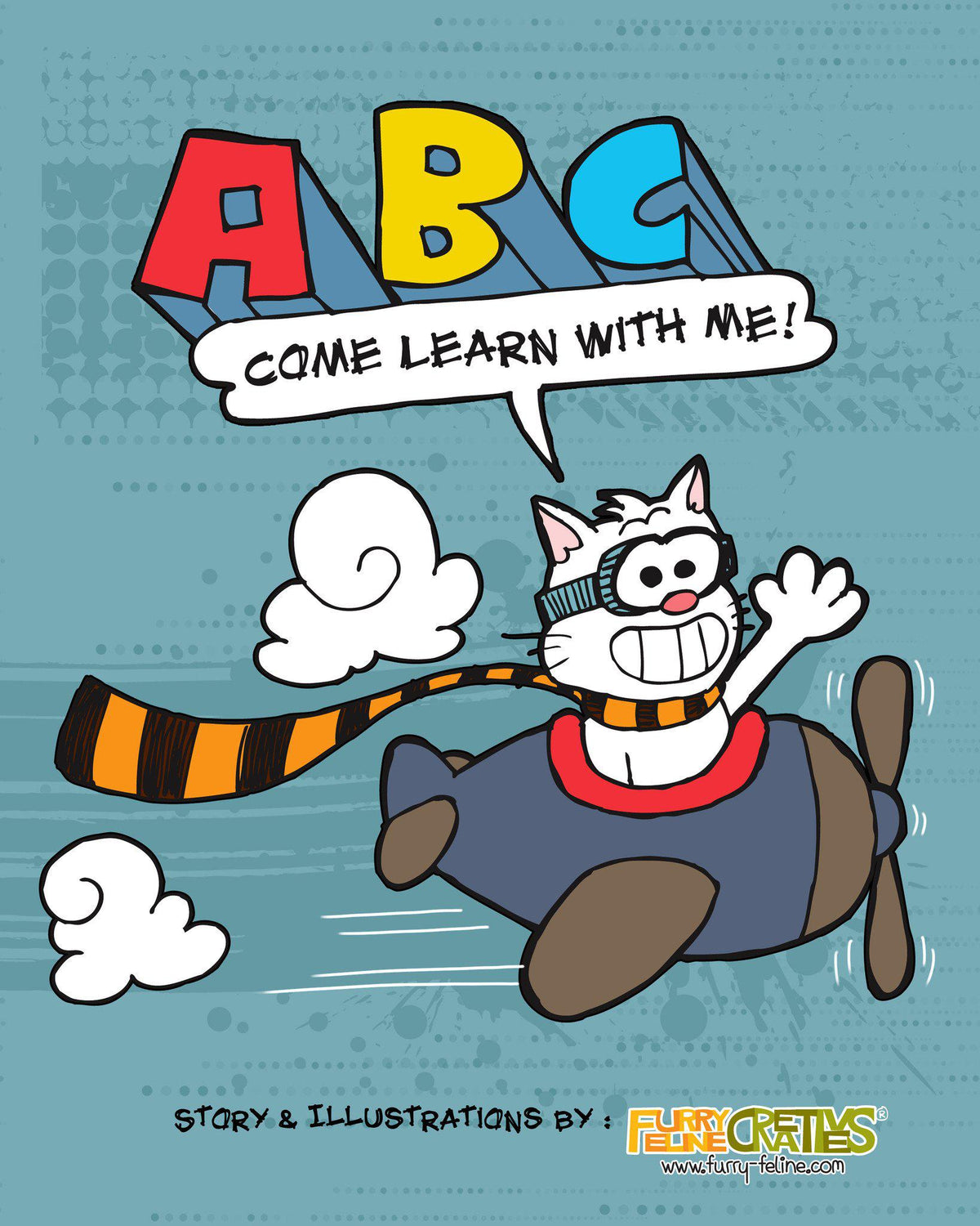 ABC Come Learn With Me Book - Furry Feline Creatives