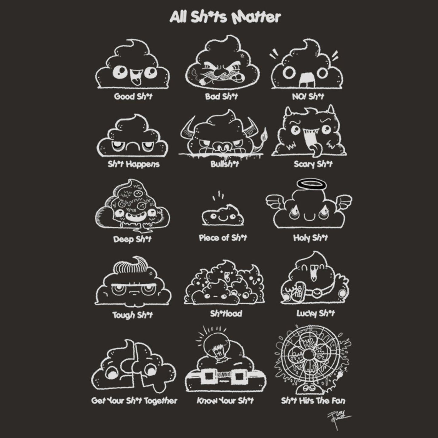 All Shits Matter 3/4 Unisex Tri-Blend Raglan Tee - Furry Feline Creatives