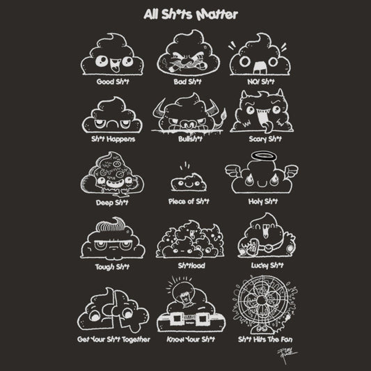 All Shits Matter 3/4 Unisex Tri-Blend Raglan Tee - Furry Feline Creatives