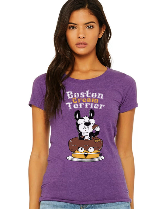 Boston Cream Terrier Unisex Tee - Furry Feline Creatives