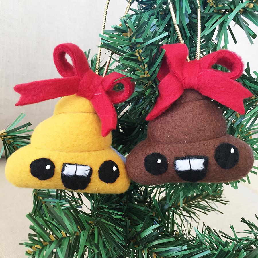 Holiday Dingleberries 3" Plush Ornament (pack of 3) - Furry Feline Creatives
