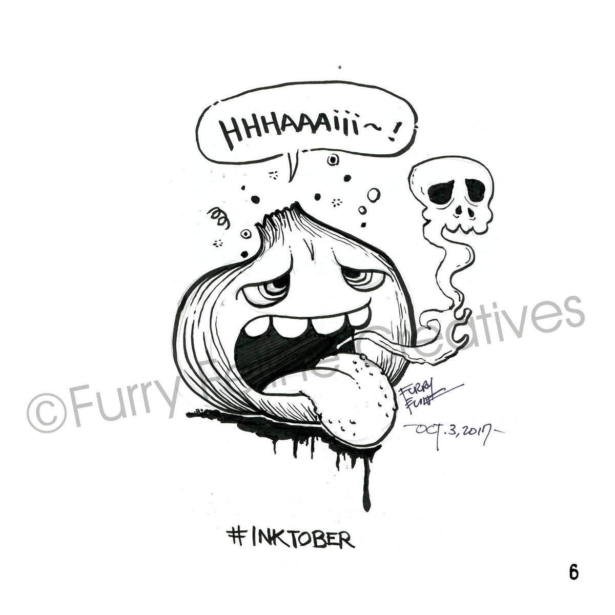 Sketch. Doodle. Ink 1 - Hand-drawn Art Of Cheri Ong - Furry Feline Creatives