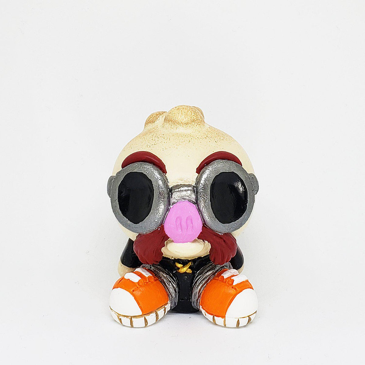 Handmade Oinky Pork Bun 2.5" Resin Figure - Furry Feline Creatives