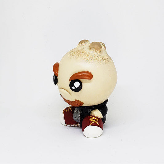 Handmade Pogi Pork Bun 2.5" Resin Figure - Furry Feline Creatives