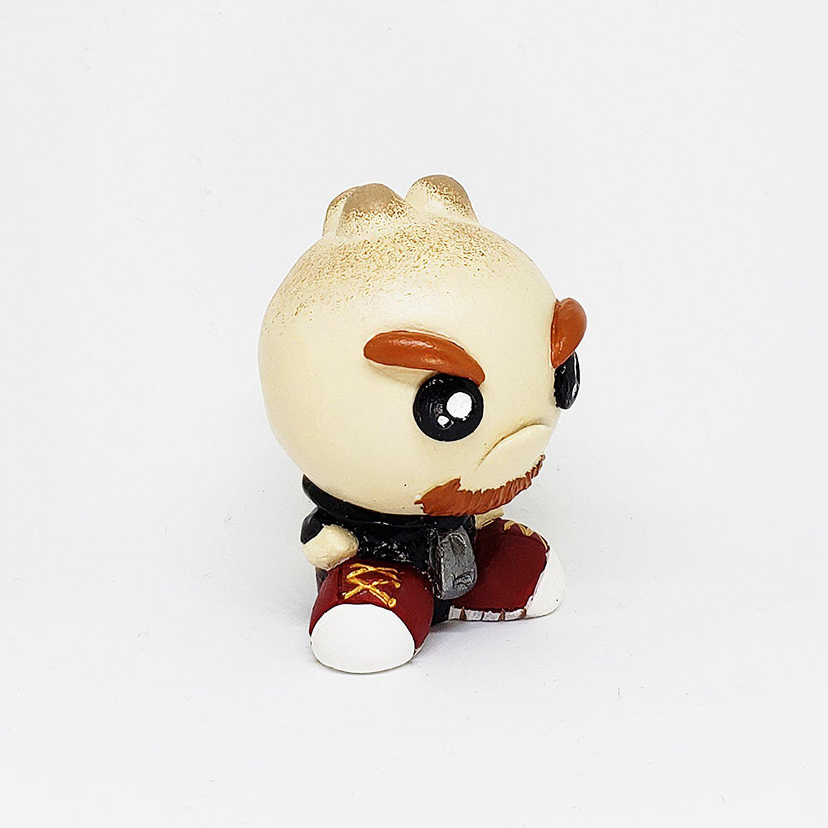 Handmade Pogi Pork Bun 2.5" Resin Figure - Furry Feline Creatives