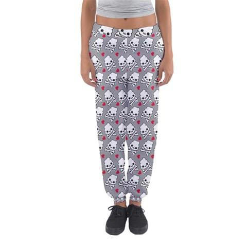 Skully Poop Women Sweatpants - Furry Feline Creatives 