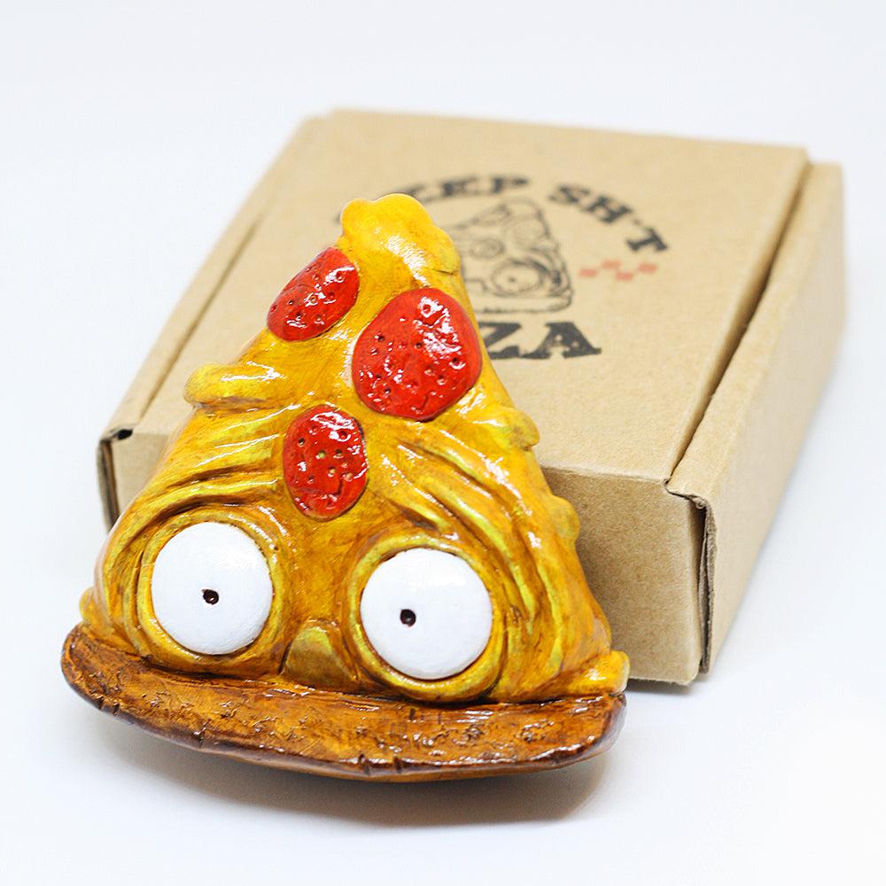Deep Shit Pizza Resin Figure - Furry Feline Creatives