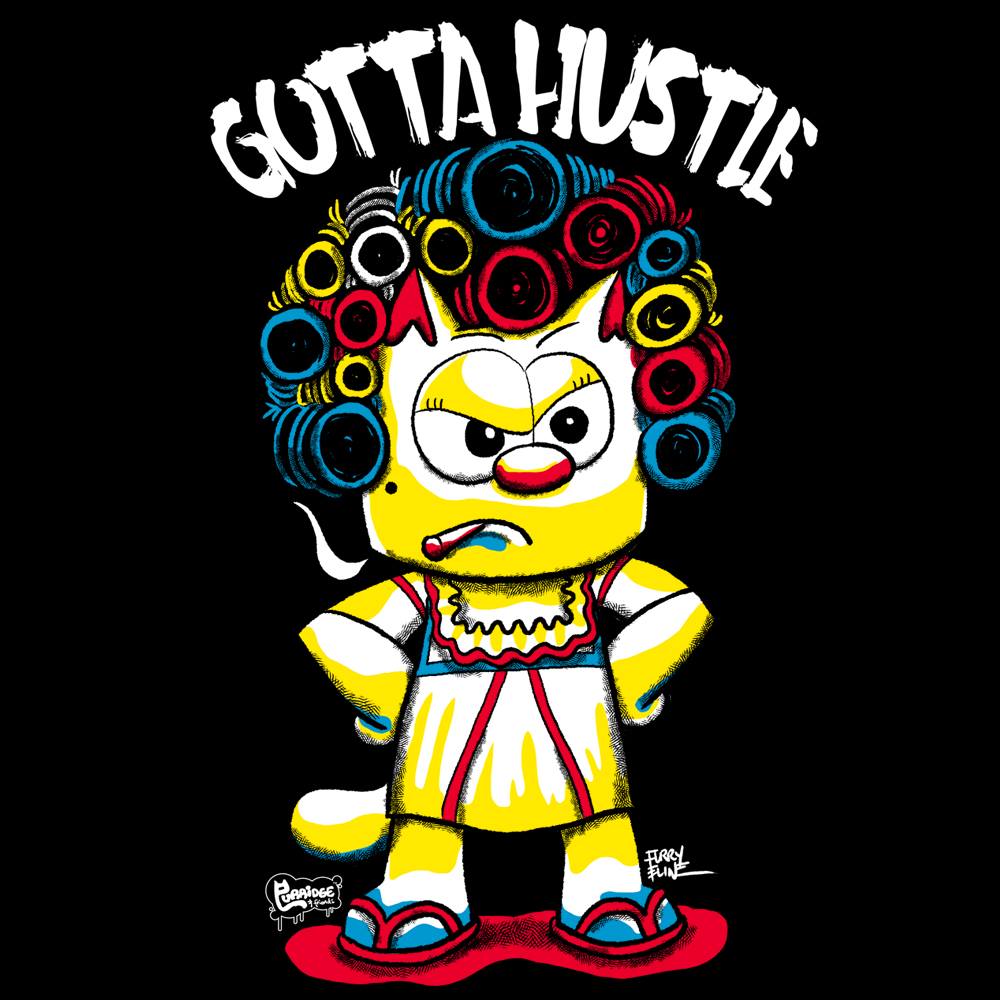 Gotta Hustle Unisex Tee - Furry Feline Creatives