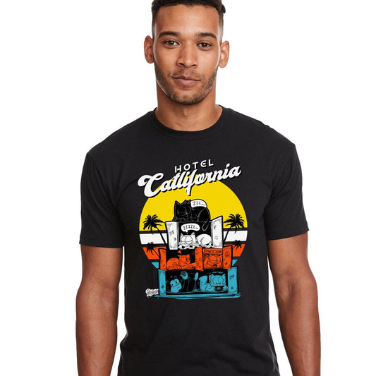 Hotel Catlifornia Unisex Tee - Furry Feline Creatives