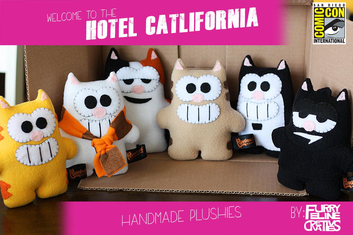 Hotel Catlifornia Handmade Plush (Limited Edition) - Furry Feline Creatives