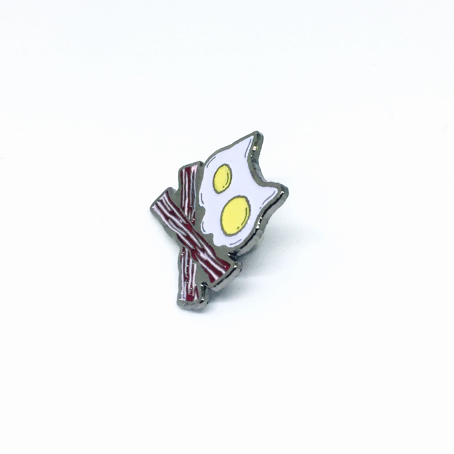 Purridge Bacon & Eggs Enamel Pin - Furry Feline Creatives