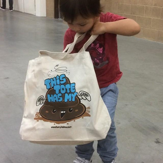 This Tote Has My Sh*t (Large Heavy Duty Silkscreened Tote) - Furry Feline Creatives