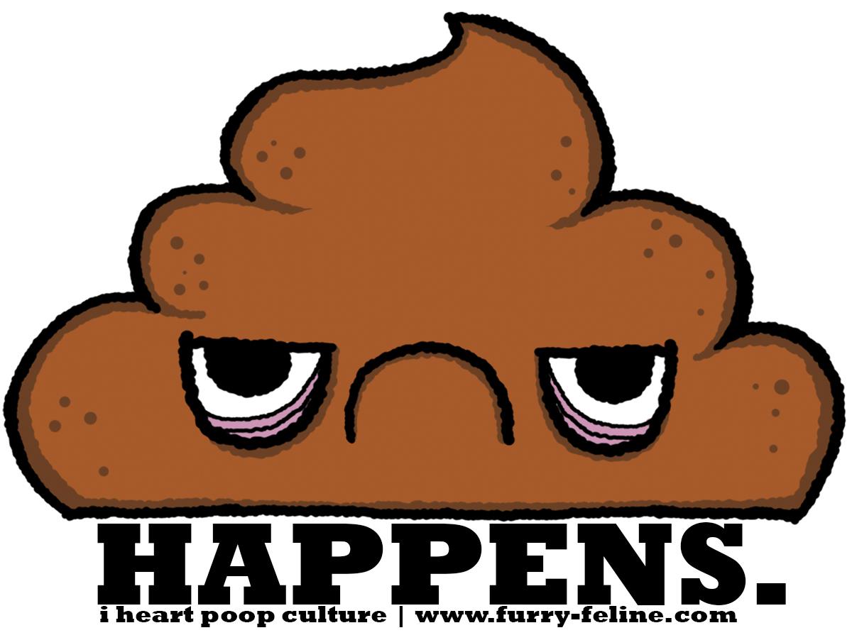 Sh*t Happens Reusable Sticker - Furry Feline Creatives