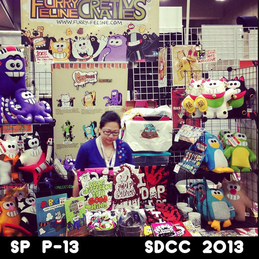 Year 2 (2013) at SDCC  - The Family - Furry Feline Creatives