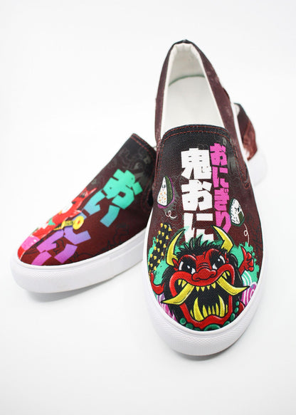 Oni Mens Canvas Slip-On Shoes