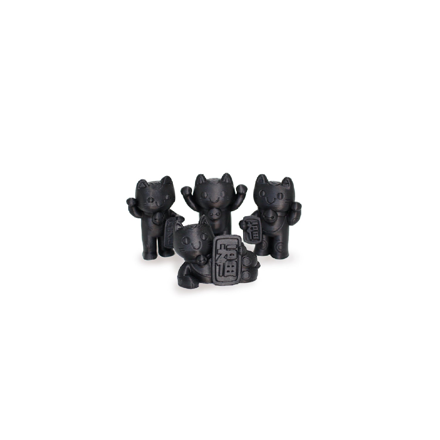 Maneki Neko Kinkeshi-Like Toy Figures with Limited Edition Mini