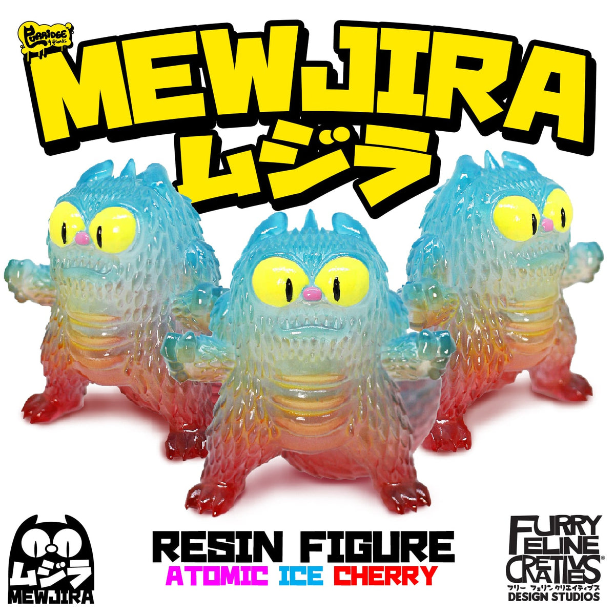 Handmade Mewjira Atomic Ice Cherry Resin Figure (NYCC EXCLUSIVE)