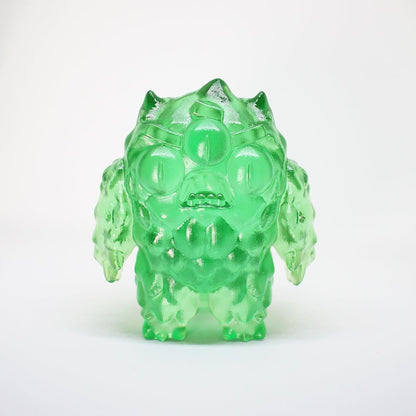 Handmade Nuggemon 3" Resin Figure (NuggeShard Edition) in translucent green with unique texture.
