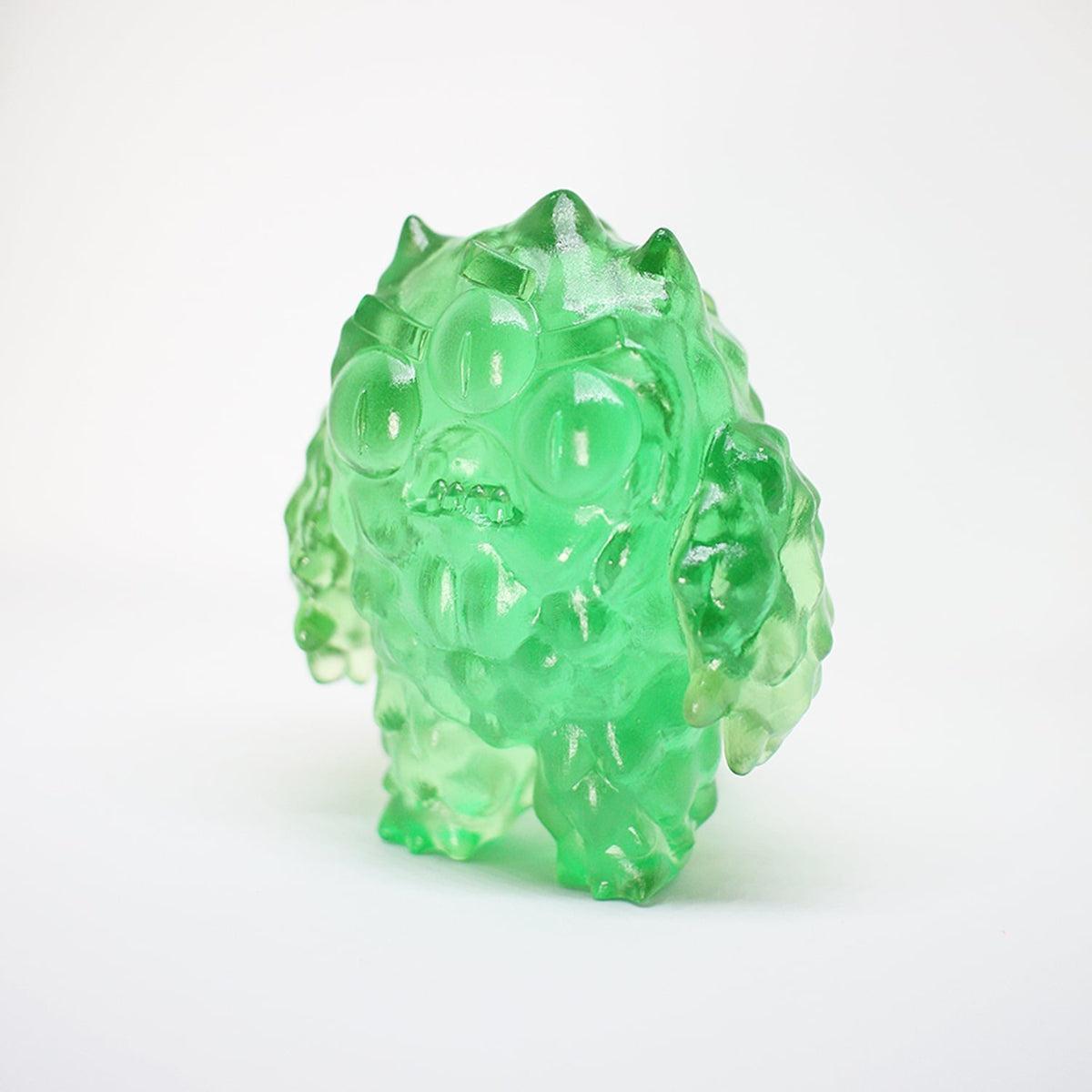 Handmade Nuggemon 3" Resin Figure (NuggeShard Edition) in translucent green resin.