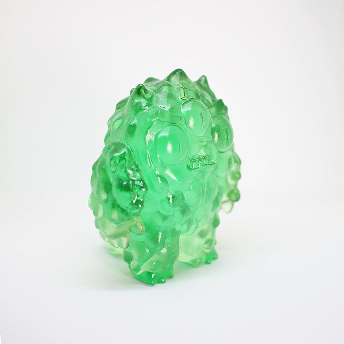 Handmade Nuggemon 3" Resin Figure (NuggeShard Edition) in translucent green resin