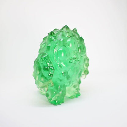 Handmade Nuggemon 3" Resin Figure (NuggeShard Edition) in translucent green resin