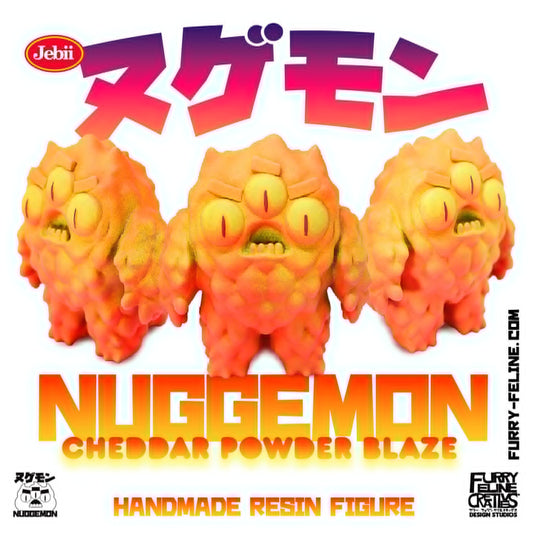 Handmade Nuggemon 3" Resin Figure (Cheddar Powder Edition) SDCC Exclusive