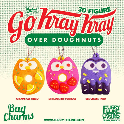 Go Kray Kray Over Doughnuts 3D Bag Charms Figure