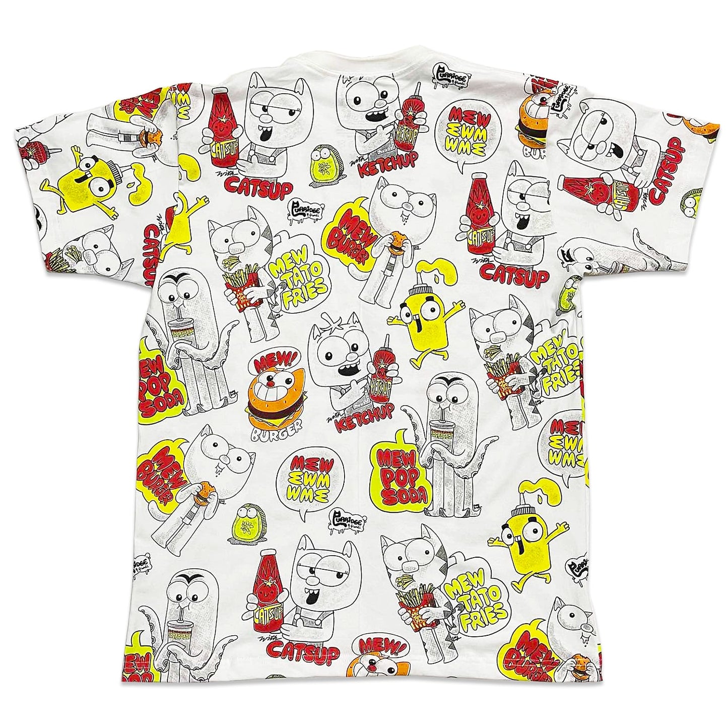 Mew Burger All Over Print Unisex Tee (PH) - Furry Feline Creatives