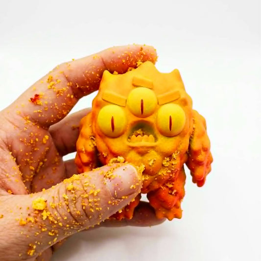 Handmade Nuggemon 3" Resin Figure (Cheddar Powder Edition) SDCC Exclusive