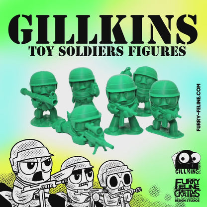 Gillkins Toy Soldier Figures (Pack of 6)