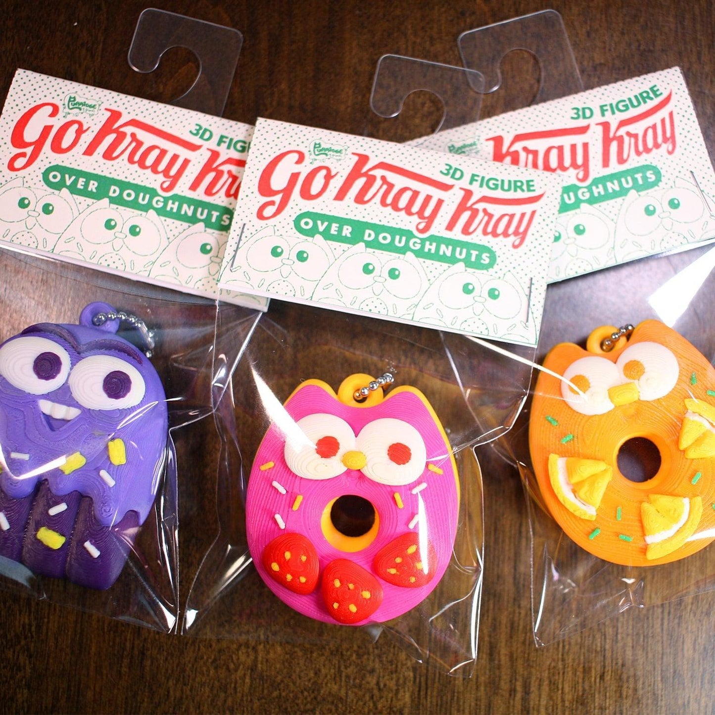 Go Kray Kray Over Doughnuts 3D Bag Charms Figure