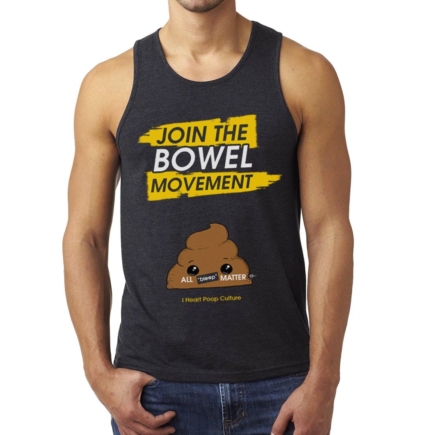 Join The Bowel Movement Unisex Tank - I Heart Poop Culture - Furry Feline Creatives 